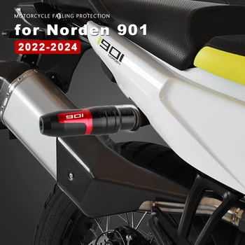Алюминий для защиты от падения Husqvarna Norden 901 2023 Expedition Accessories 2022-2024 Протектор выхлопной системы мотоцикла