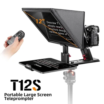 Bestview T12S Teleсуфлер 12,9-дюймовый большой экран для DSLR Камера Фотостудия iPad Смартфон Запись интервью Телесуфлер
