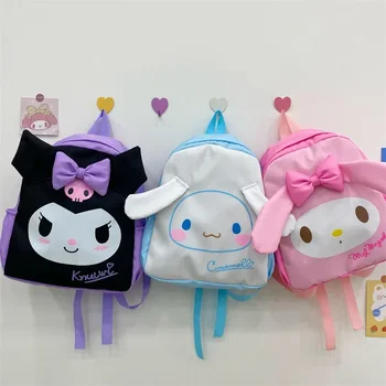 MINISO- Mochila Sanrio Kuromi Детский рюкзак для школы Kawaii Аниме сумка для косплея сумка Дорожная сумка Школьница Студентка Подарок