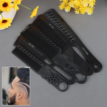 Расческа Пластиковая парикмахерская расческа Черный утолщенный гребень для стрижки волос Мужские и женские инструменты для укладки
