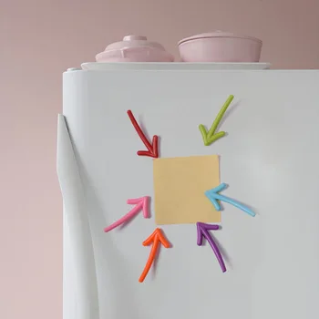 6 шт. Креативная магнитная наклейка Стрелка Воздушный шар Бонсай Магнит Магнит Холодильник Наклейка Белая доска Сообщение Наклейка Магнит на холодильник