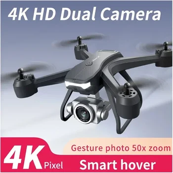 Новый дрон V14 с широкоугольным HD 4K 1080P Двойная камера 1080P Wifi Fpv RC Квадрокоптер Дрон Для Детей Подарок